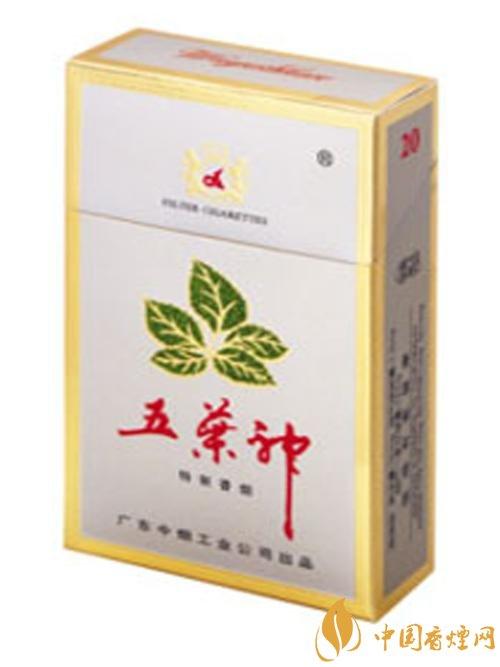 五叶神硬红香烟